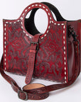 American Darling Tote Hand Tooled Genuine Leather Western Women Bag Handbag Purse | Western Tote Bag | Travel Tote Bags | College Tote Bag | Casual Tote Bag