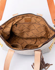 American Darling Tote Saddle Blanket Genuine Leather Women Bag Western Handbag Purse