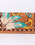American Darling Clutch Hand Tooled Genuine Leather Women Bag Western Handbag Purse
