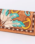 American Darling Clutch Hand Tooled Genuine Leather Women Bag Western Handbag Purse