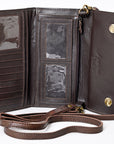 American Darling Hair On Genuine Leather Women Bag Western Handbag Purse