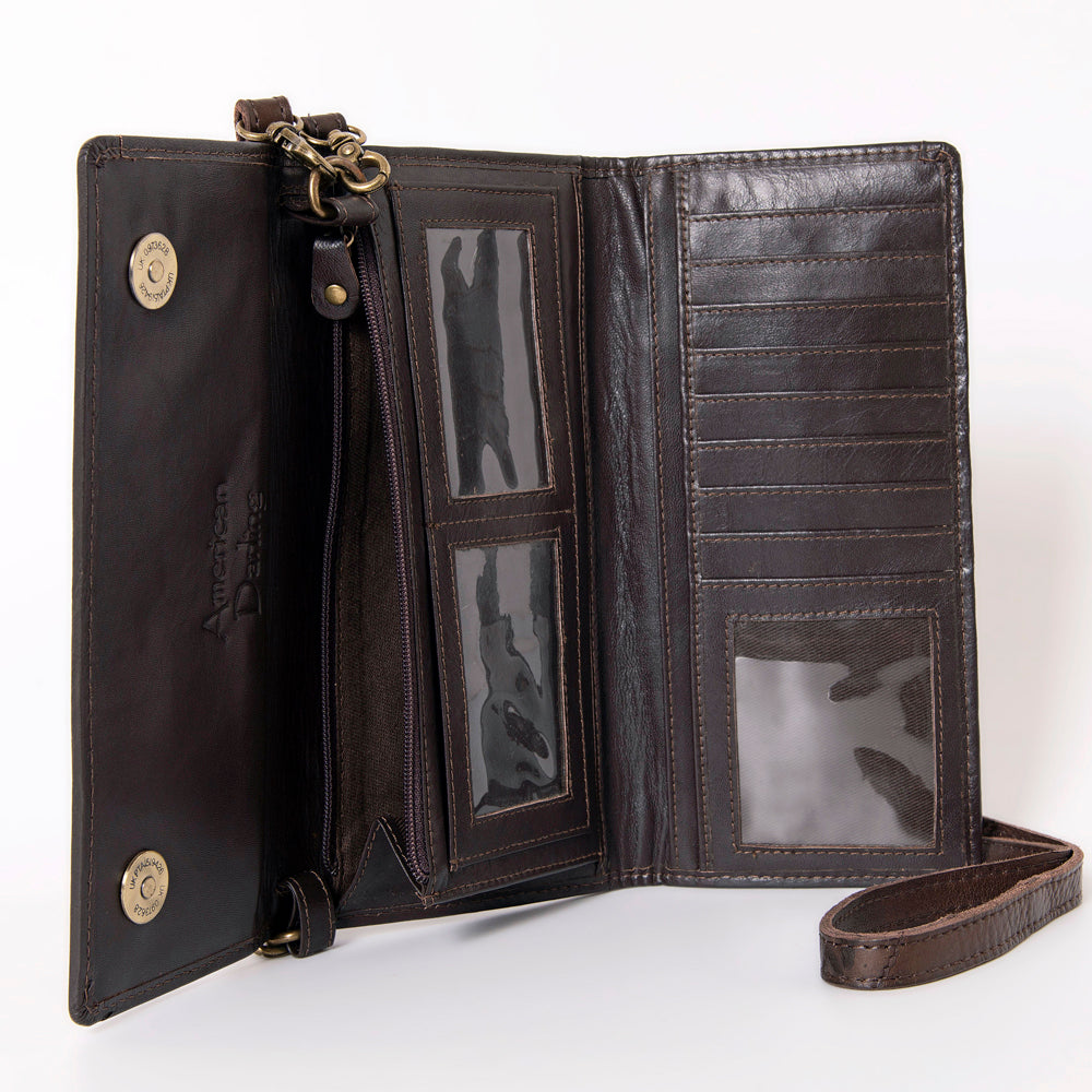 American Darling Hair On Genuine Leather Women Bag Western Handbag Purse