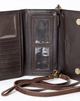American Darling Hair On Genuine Leather Women Bag Western Handbag Purse