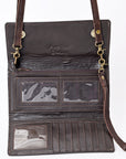 American Darling Hair On Genuine Leather Women Bag Western Handbag Purse