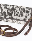 American Darling Hair On Genuine Leather Women Bag Western Handbag Purse