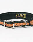 HILASON Western Genuine Leather Heavy Duty Hand Painted Dog Collar