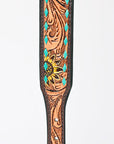 HILASON Western Genuine Leather Heavy Duty Hand Painted Dog Collar
