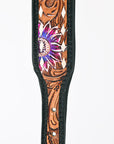 HILASON Western Genuine Leather Heavy Duty Hand Painted Dog Collar