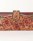 American Darling Hand Tooled Genuine Leather Women Bag Western Handbag Purse