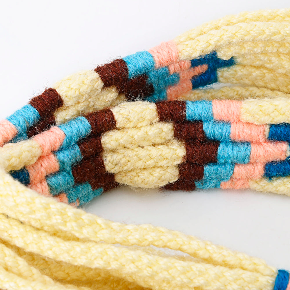 American Darling ADWSX109 Hand braided Wool strand Crossbody Handle Strap For Bags