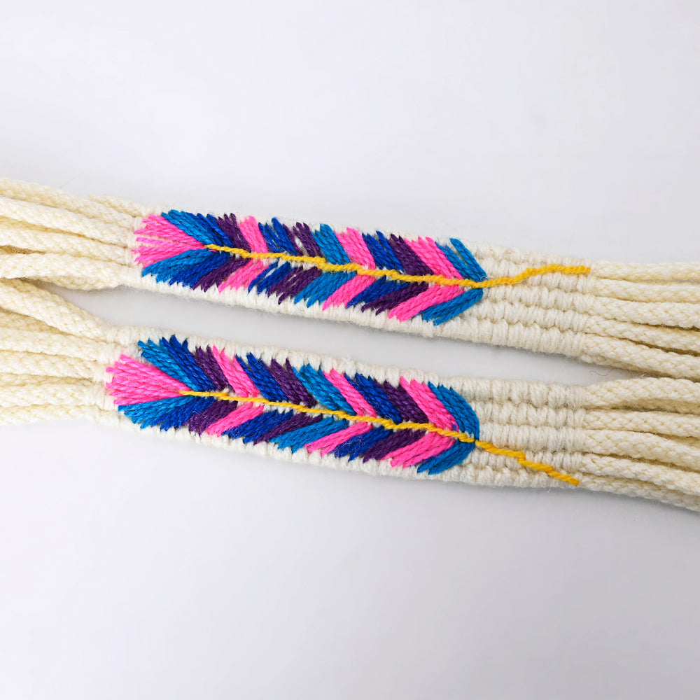 American Darling ADWSX112 Hand braided Wool strand Crossbody Handle Strap For Bags