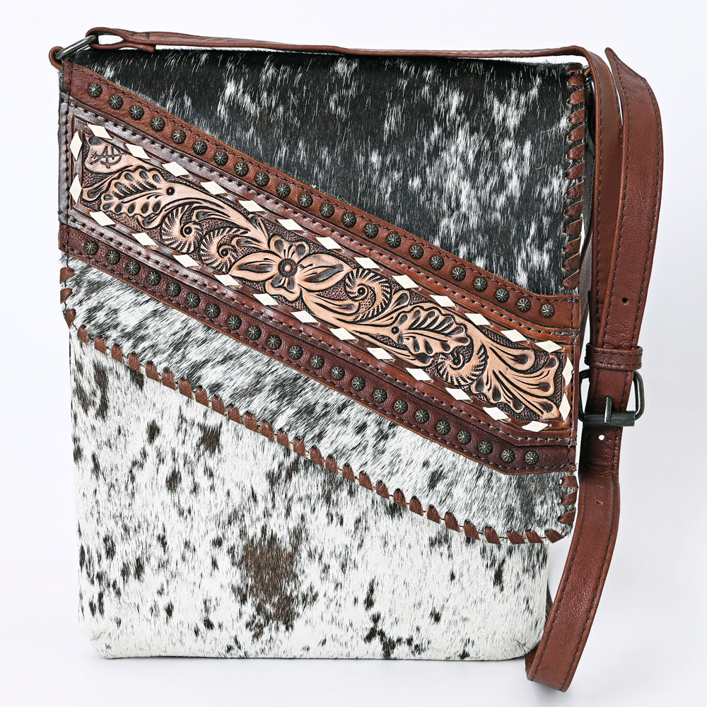 ADBG1073 American Darling Chaps Bag Hand Tooled Hair-On Genuine Leather women bag western handbag purse