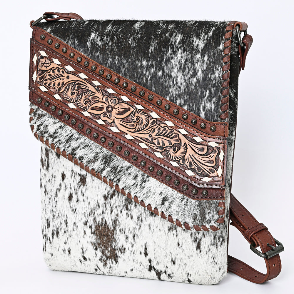 ADBG1073 American Darling Chaps Bag Hand Tooled Hair-On Genuine Leather women bag western handbag purse