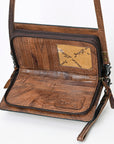ADBG1080 American Darling Organiser Hand Tooled Genuine Leather women bag western handbag purse
