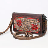 ADBG1080 American Darling Organiser Hand Tooled Genuine Leather women bag western handbag purse