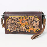 ADBG1082 American Darling Wallet Hand Tooled Genuine Leather women bag western handbag purse