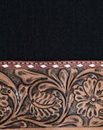 32" X 30" Hilason Horse Saddle PAD Western Contoured Wool Felt Moisture Wicking Black