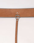 Comfytack Western Horse Leather Rear Flank Back Saddle Cinch With Billets