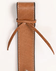 Comfytack Western Horse Leather Rear Flank Back Saddle Cinch With Billets