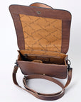 American Darling ADBG1083 Small Crossbody Hand Tooled Genuine Leather Women Bag Western Handbag Purse