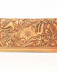 American Darling Clutch Hand Tooled Genuine Leather Women Bag Western Handbag Purse