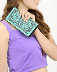 American Darling Hand Tooled Genuine Leather Women Bag Western Handbag Purse