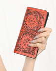 American Darling Hand Tooled Genuine Leather Women Bag Western Handbag Purse
