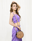 American Darling Hand Tooled Genuine Leather Women Bag Western Handbag Purse