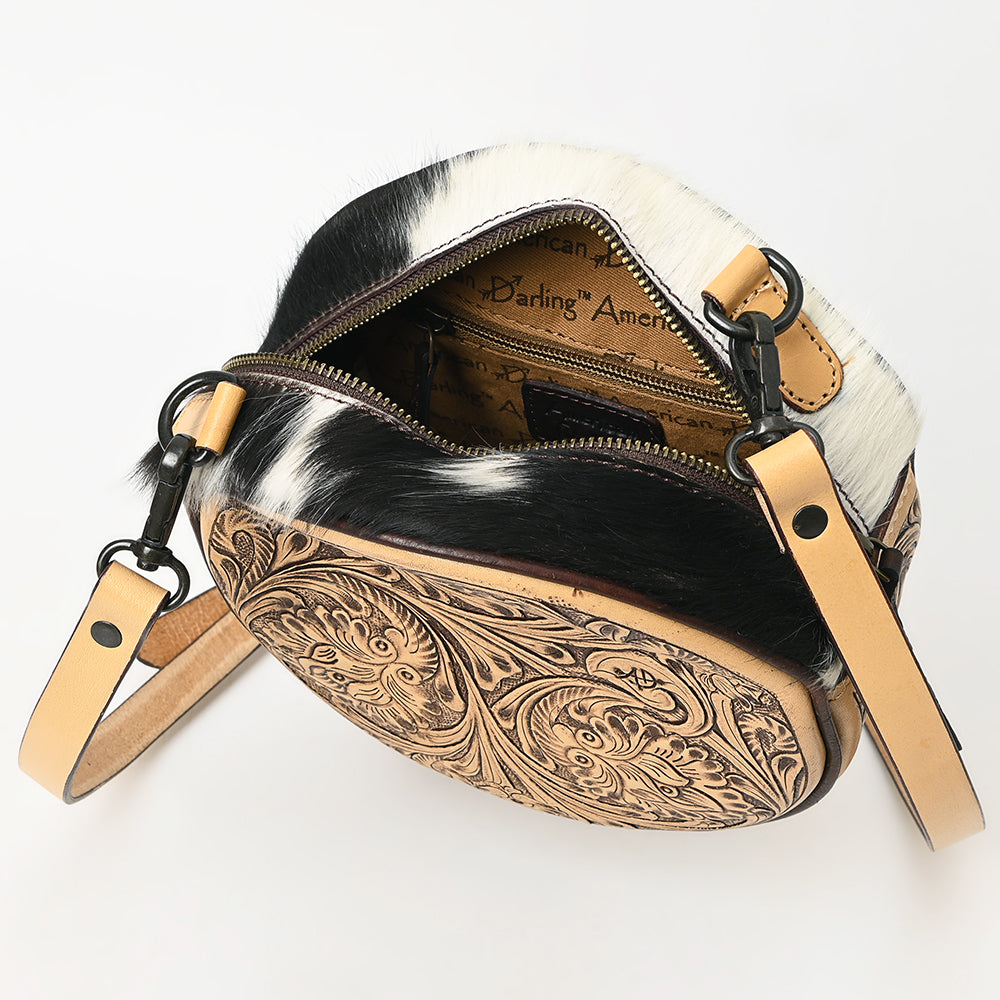American Darling Hand Tooled Genuine Leather Women Bag Western Handbag Purse