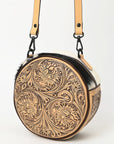 American Darling Hand Tooled Genuine Leather Women Bag Western Handbag Purse