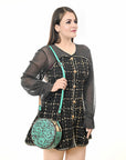 American Darling Hand Tooled Genuine Leather Women Bag Western Handbag Purse