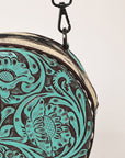 American Darling Hand Tooled Genuine Leather Women Bag Western Handbag Purse