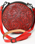 American Darling Hand Tooled Genuine Leather Women Bag Western Handbag Purse