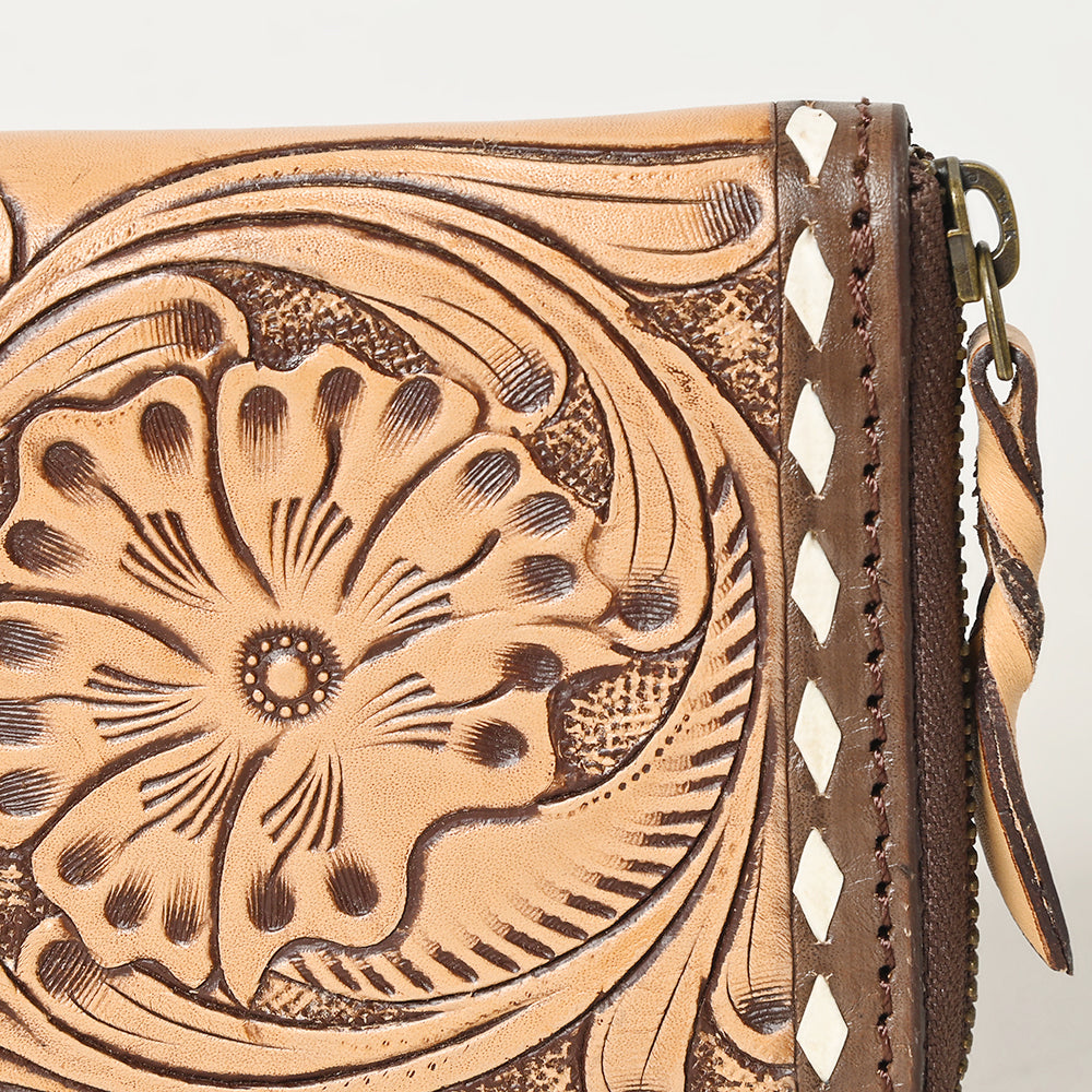 American Darling Hand Tooled Genuine Leather Women Bag Western Handbag Purse