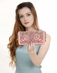 American Darling Hand Tooled Genuine Leather Women Bag Western Handbag Purse