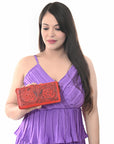 American Darling Hand Tooled Genuine Leather Women Bag Western Handbag Purse