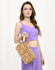 American Darling Hand Tooled Genuine Leather Women Bag Western Handbag Purse