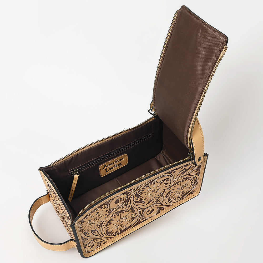 American Darling Hand Tooled Genuine Leather Women Bag Western Handbag Purse