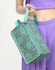 American Darling Hand Tooled Genuine Leather Women Bag Western Handbag Purse