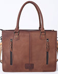 American Darling Briefcase Hand Tooled Saddle Blanket Genuine Leather women bag western handbag purse
