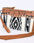 American Darling Wristlet Hair on Genuine Leather Western Women Bag | Handbag Purse | Women Wristlet | Wristlet Wristlet | Travel Wristlet | Leather Wristlet | Clutch Wristlet