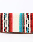 American Darling ORGANISER Upcycled Wool Genuine Leather women bag western handbag purse