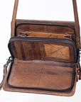 American Darling ORGANISER Upcycled Wool Genuine Leather women bag western handbag purse