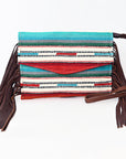 ADBGS178BH American Darling Saddle Blanket Genuine Leather Women Bag Western Handbag Purse