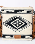 ADBGS192BW American Darling Hand Tooled Saddle Blanket Genuine Leather Women Bag Western Handbag Purse
