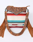 ADBGS192BX American Darling Hand Tooled Saddle Blanket Genuine Leather Women Bag Western Handbag Purse