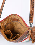 ADBGS192BX American Darling Hand Tooled Saddle Blanket Genuine Leather Women Bag Western Handbag Purse