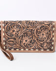 American Darling ORGANISER Upcycled Wool Genuine Leather women bag western handbag purse