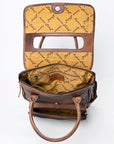 American Darling Backpack Hand Tooled Crocodile embossed Genuine Leather women bag western handbag purse