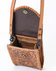 ADBG1089 American Darling Cell Phone Holder Hand Tooled Genuine Leather women bag western handbag purse